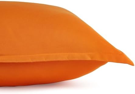 Amazon Basics 2-Piece Microfiber Kids Comforter Set Twin Bright Orange