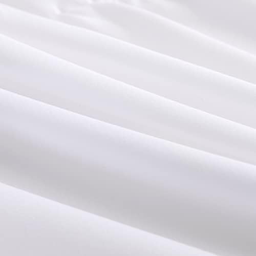 TSUTOMI Queen Bed Skirt 14 Inch Drop Ruffled Microfiber