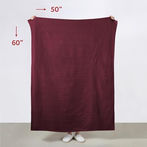 Sunbeam Royal Mink Sherpa Heated Throw 4 Heat Settings
