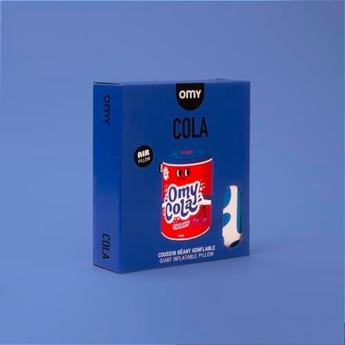 Omy Original Giant Inflatable Floor Pillow with Cola Can Design
