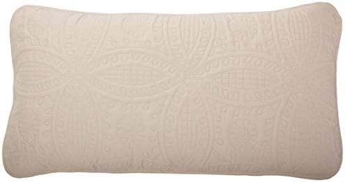 Chezmoi Austin 3-Piece Oversized Bedspread Set King Ivory