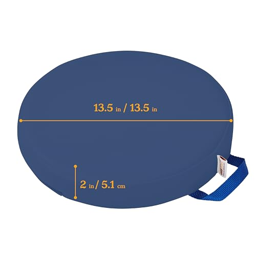 ECR4Kids SoftZone Floor Cushions 6-Piece Navy Set