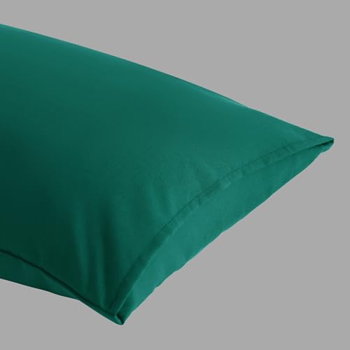 FLXXIE 2 Pack Microfiber Toddler Pillowcases Dark Green