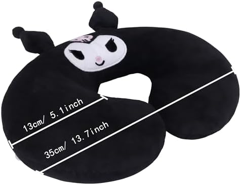Roffatide Anime Kuromi U-Shape Neck Pillow Printed Plush Melody