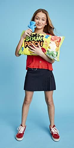 iscream Sour Patch Kids Pillow Set 18x12 with Mini Candies