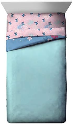 Jay Franco Disney Lilo Stitch Comforter Set - Reversible Microfiber