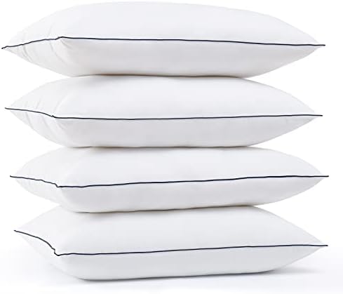 Homemate Bed Pillows - Queen Size Set of 4 Allergy Friendly