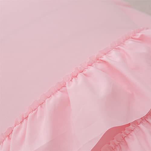 Holawakaka Pink Waterfall Ruffle Comforter Set