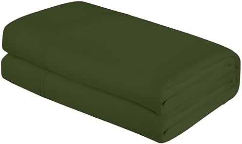 ROYALE LINENS California King Flat Sheet - Ultra Soft Brushed Microfiber