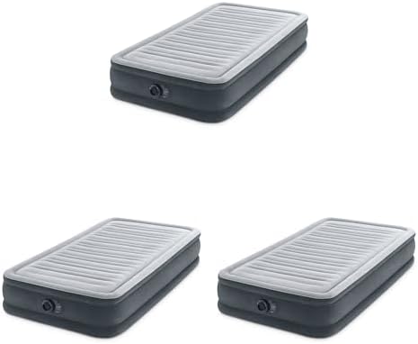 Intex Comfort Deluxe Airbed Mattress Twin 3 Pack