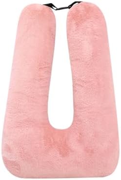 DCWINNES Kids Travel Pillow with Neck Support Pink 1