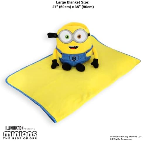 Roamwild Bob the Minion Travel Pillow and Blanket Set