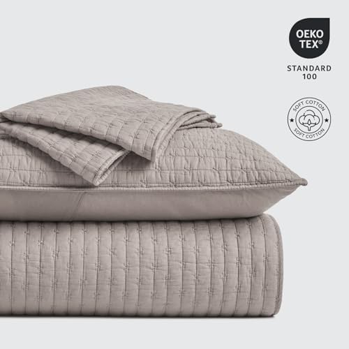 Ultra Soft Cross Stitch Cotton Quilt Set Queen Size 1