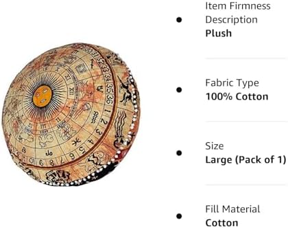 Boho Tie Dye Floor Pouf Ottoman Cover for Virgo