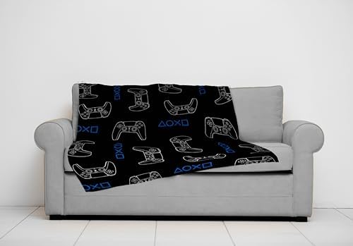PlayStation Controller Throw Blanket for Kids