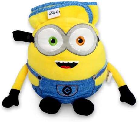 Roamwild Bob the Minion Travel Pillow and Blanket Set