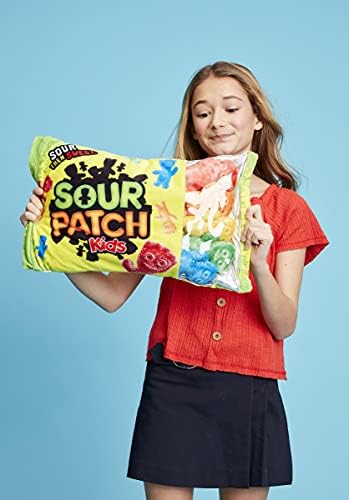 iscream Sour Patch Kids Pillow Set 18x12 with Mini Candies