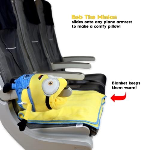 Roamwild Bob the Minion Travel Pillow and Blanket Set