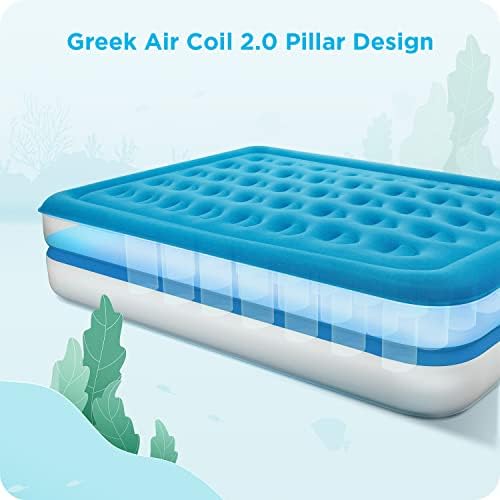 Ciays Air Mattress with Built-in Pump for Home and Camping