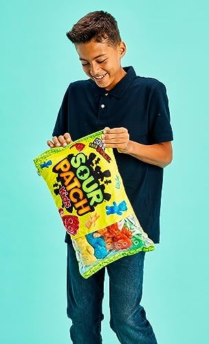 iscream Sour Patch Kids Pillow Set 18x12 with Mini Candies