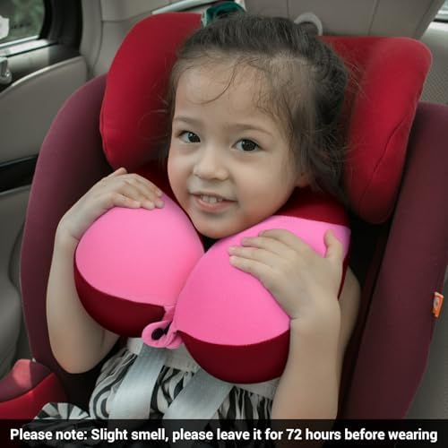 COOLBEBE Kids Travel Neck Pillow Soft Headrest for Car Airplane