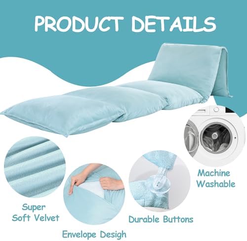 MABOZOO 2 in 1 Velvet Floor Lounger Cover