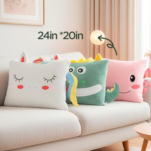 Anxinzhen Axolotl Pink Pillowcase 26x20 Inches