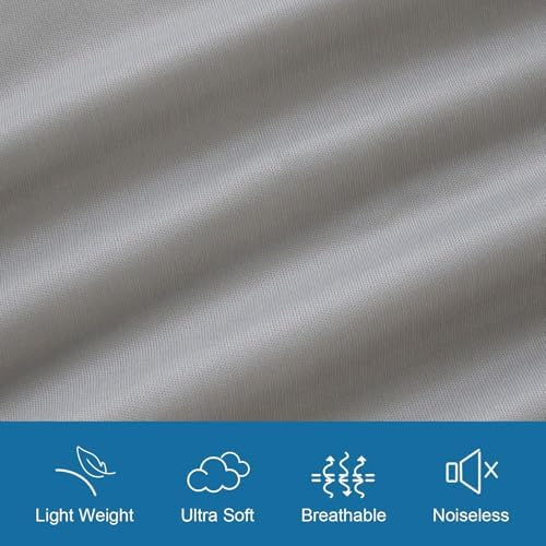 SPRINGSPIRIT Twin Waterproof Mattress Protector with Deep Pocket and Elastic Band - Gray