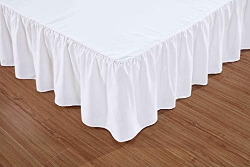 Sheets Beyond Luxury Bed Skirt 14 Inch Drop Full Size White