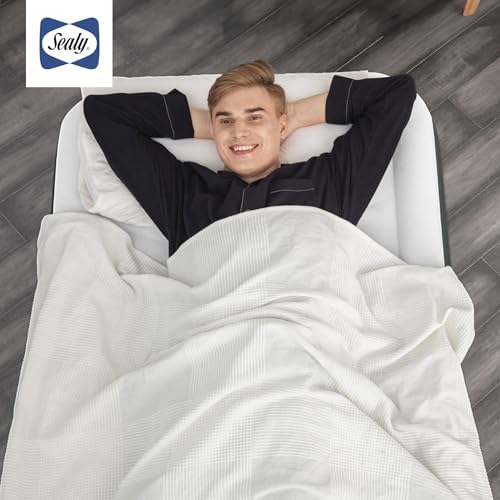 Sealy Twin-Sized 18 Air Mattress with Pump and Storage