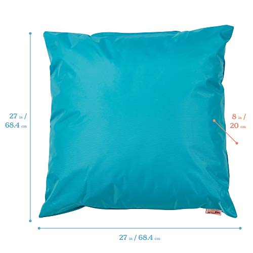 ECR4Kids Jumbo Floor Pillow Turquoise 27in