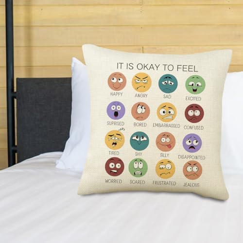 Calming Corner Throw Pillow Cover 18x18 Style B 1