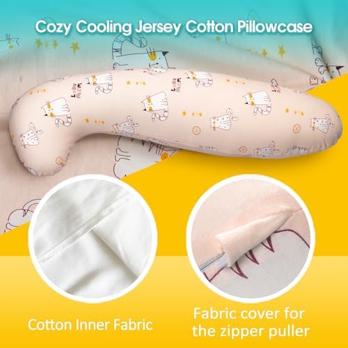 BYRIVER 35 Body Pillow for Kids Girls