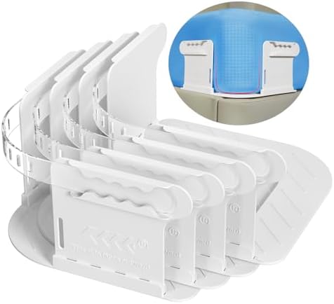 ALIMOSTY Open Corner Bed Sheet Holder with Lock Strips