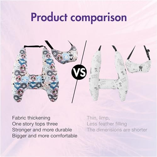Tumahe H-Shape Travel Pillow for Kids and Adults