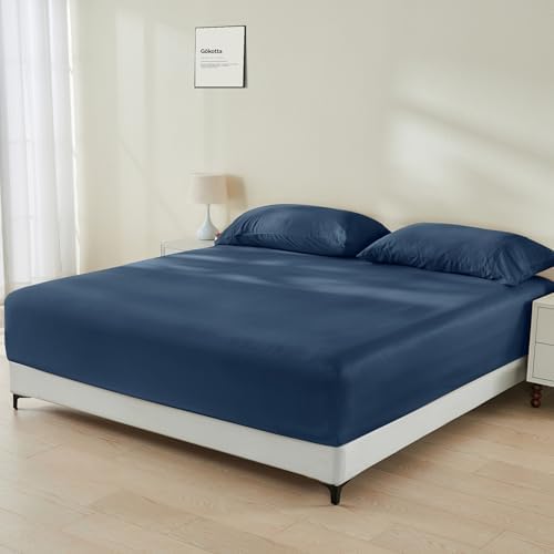 Gokotta Bamboo Rayon Fitted Sheet Set - King Size 1