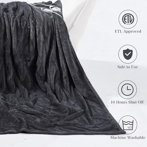 SELEPHANT Heated Blanket 62x84 Electric Throw with 51 Heat Settings