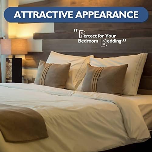 JICUSE Bed Pillows Set of 2 Hotel Quality Down Alternative 1