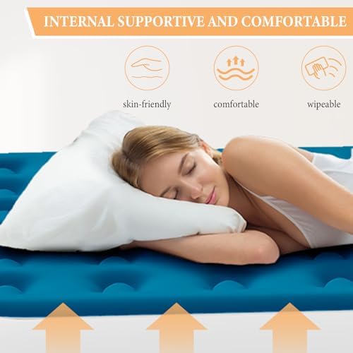 HikerSKY Queen Air Mattress with Built-in Pump
