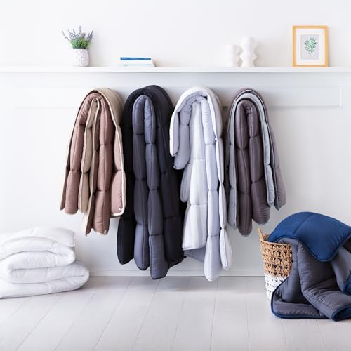 Linenspa Reversible Down Alternative Comforter - Twin XL NavyGraphite 1