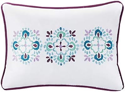 Intelligent Design Joni Cozy Daybed Cover Set - Boho Pattern 6 Piece Purple