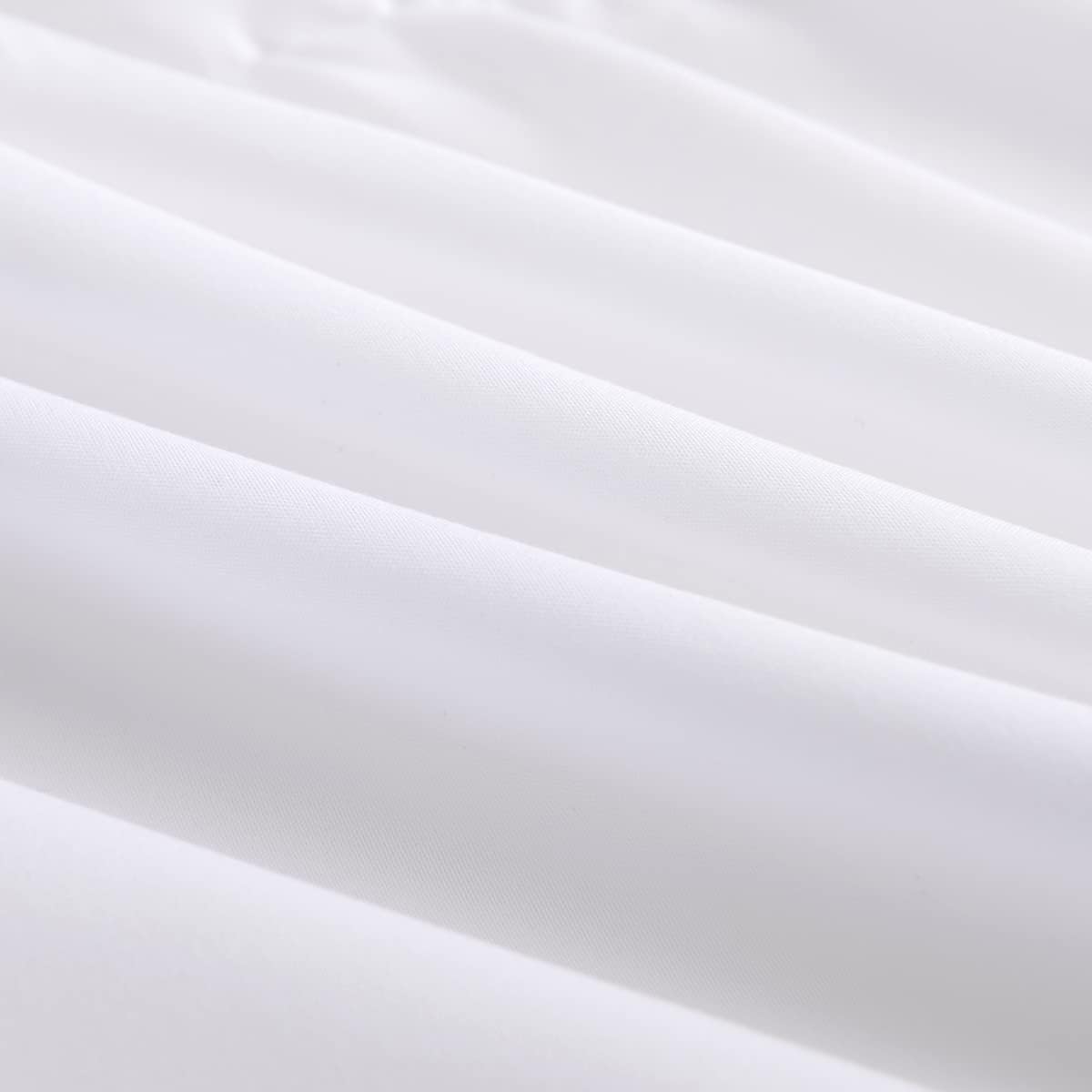 TSUTOMI Queen Bed Skirt 14 Inch Drop Ruffled Microfiber