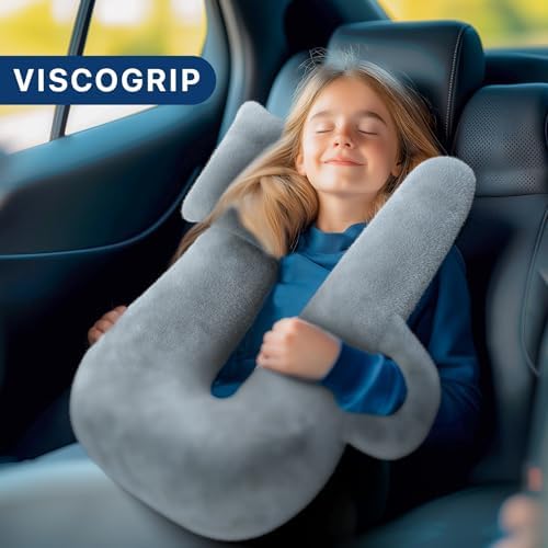Viscogrip Kids Travel Pillow with Head and Body Support
