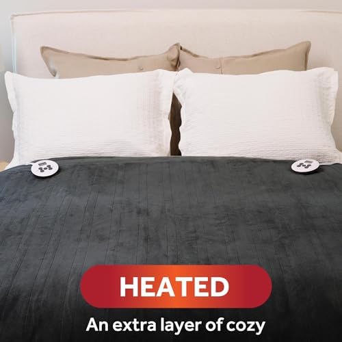 Sunbeam Royal Luxe Night Fog Heated Blanket - King 1
