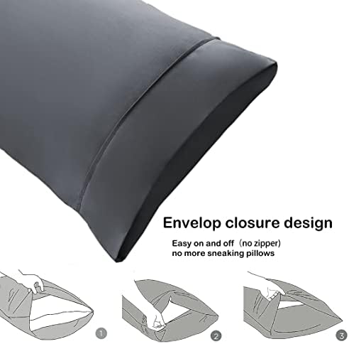 Mohap King Pillowcases Set of 2 Envelope Closure