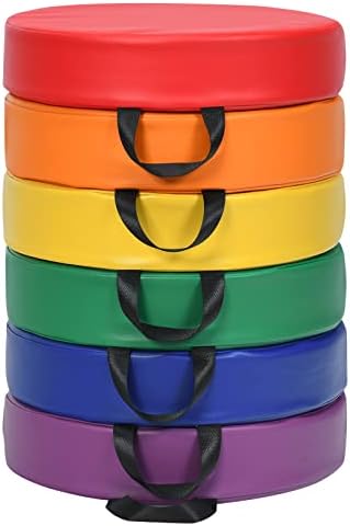 Costzon 6-Piece 15 Inch Kids Floor Cushion with Handle 1