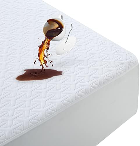 MERITLIFE Twin Mattress Protector Waterproof Cooling Breathable 1