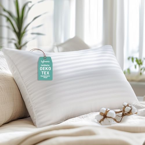 Lyralith Hypoallergenic Cotton Down Alternative Pillow