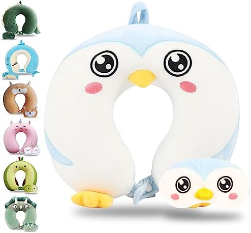 Sexysamba Cute Penguin Travel Pillow for Kids
