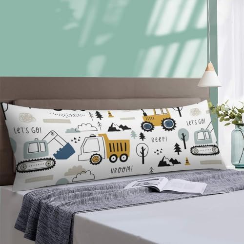 WINTYE Cute Cartoon Crane Body Pillowcase 20x54in